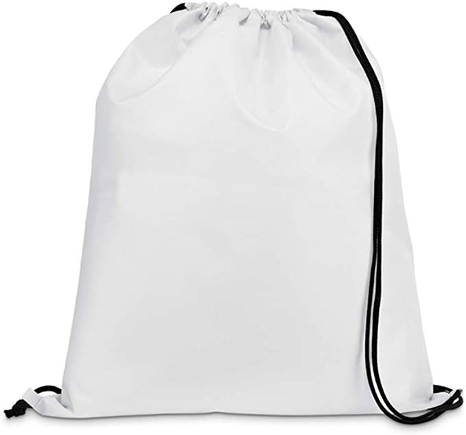 white polyester bags