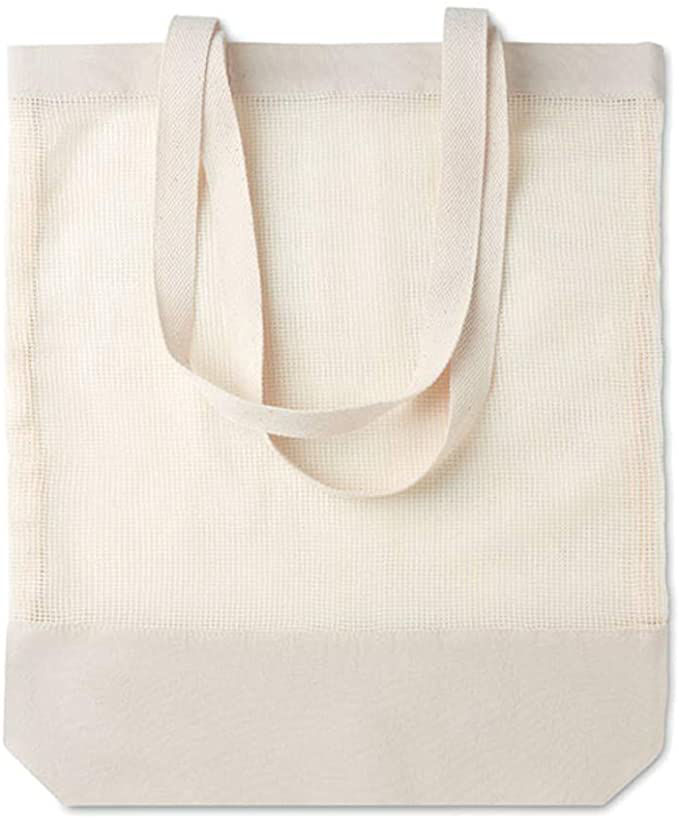 mesh cotton bag