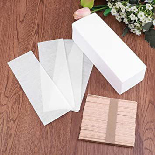 Supvox 400Pcs Paper Wax Waxing Strips Paper Wax Strips Professional