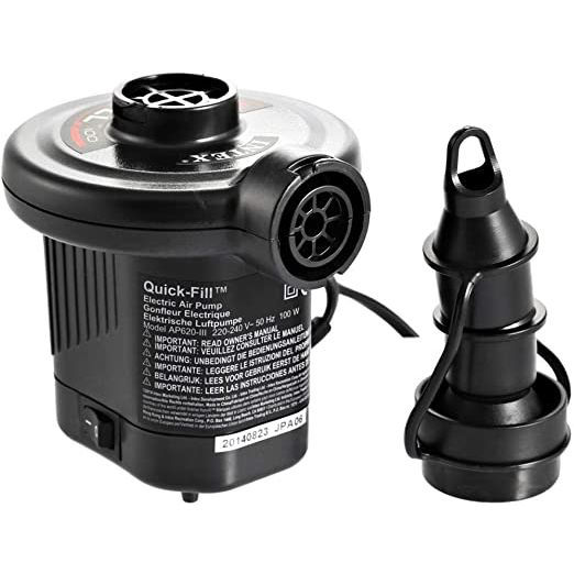 intex quick fill electric air pump instructions