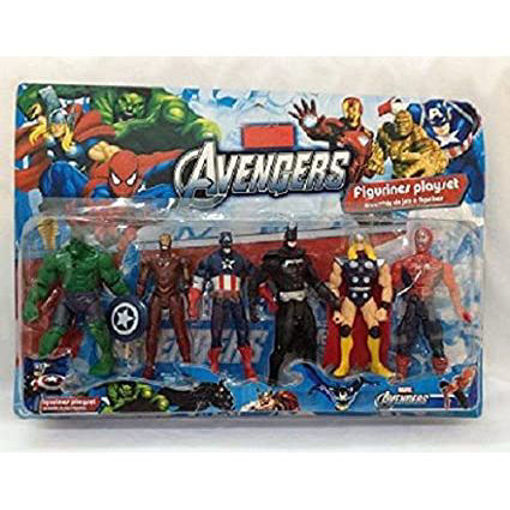 set figurine avengers