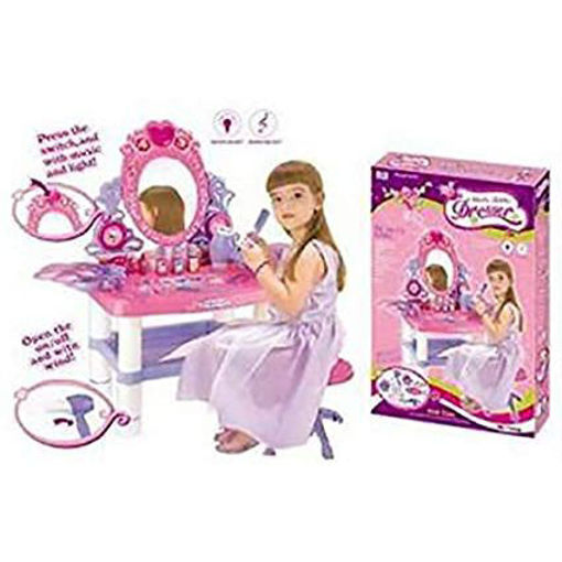 doll makeup table