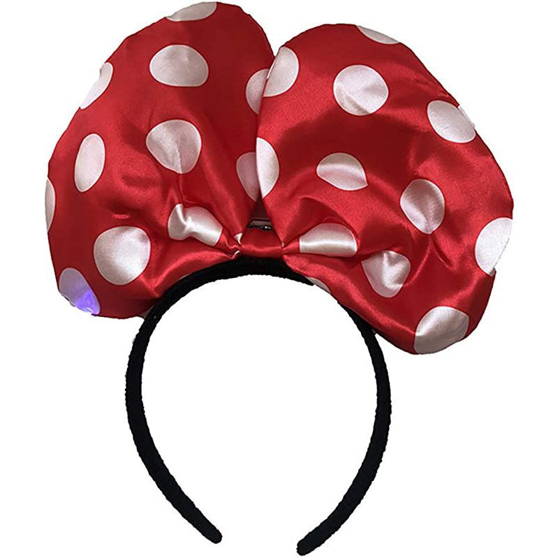 Mickey Mouse Ear Hair Band-Red