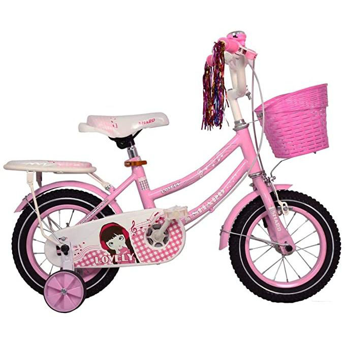 Shard Lovely Girls Bicycle With Training Wheels - Pink, 12 ...