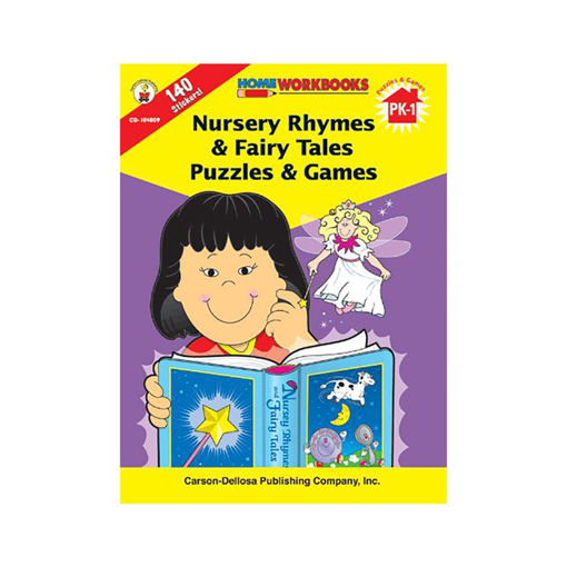 Nursery Rhymes Fairy Tales Puzzles Games Paperback 1st Edition