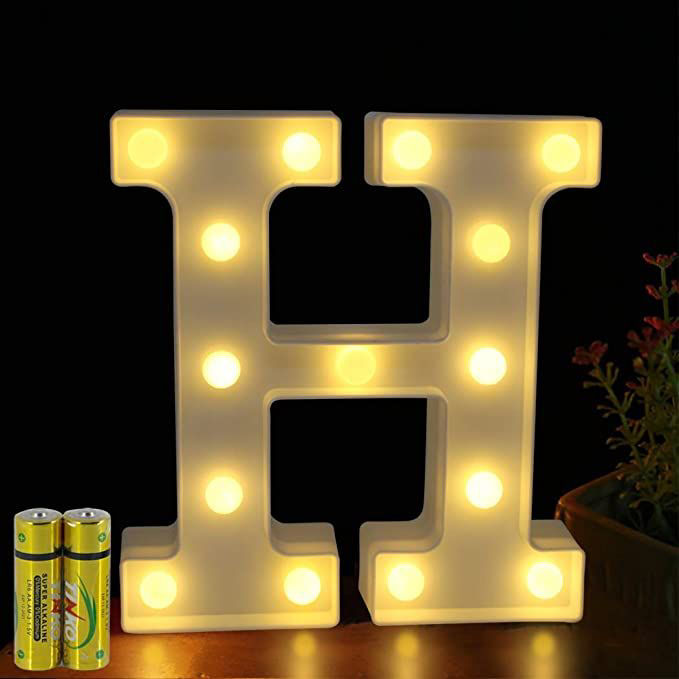 Funrui Led Marquee Letter Lights Sign 26 Alphabet Light Up Marquee 