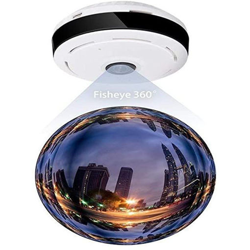 360 Degree Panoramic View Security Camera With Night Vision And Wifi