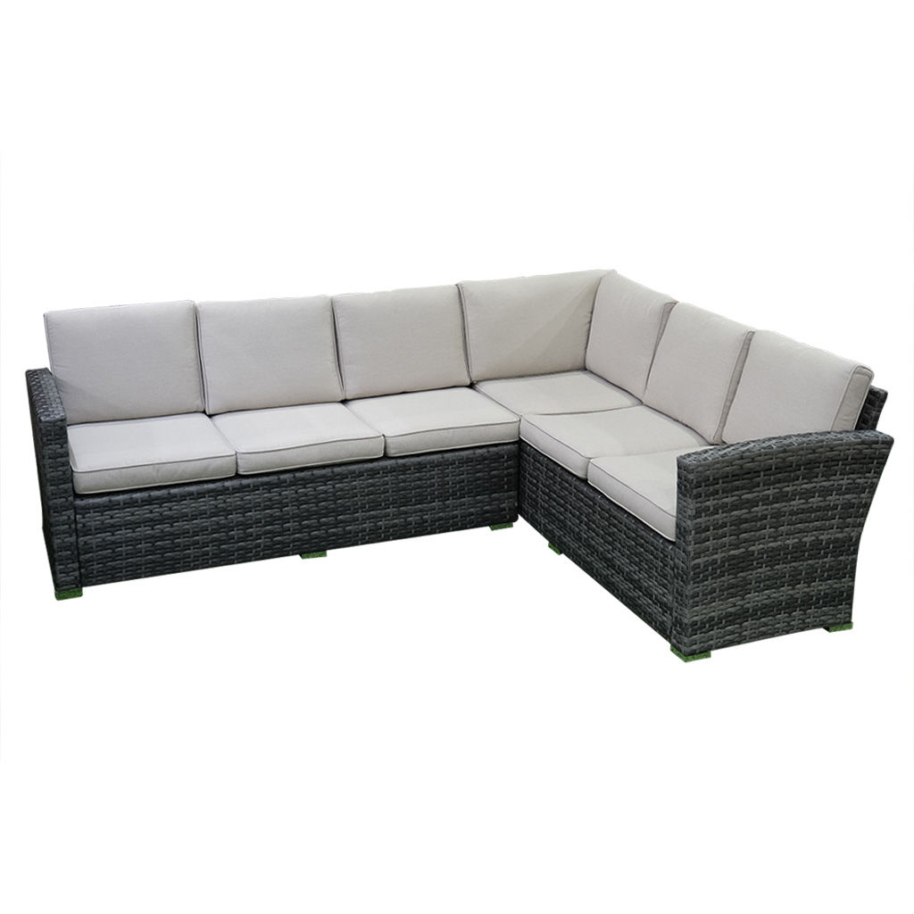 Outdoor Garden LShaped Sofa Set, Multi Colour