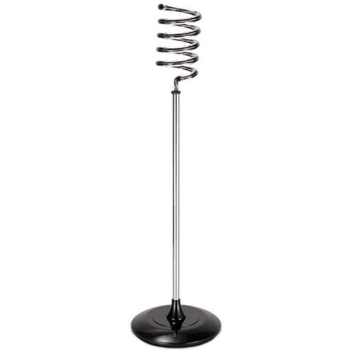 Hair Dryer Spiral Holder Stand Black